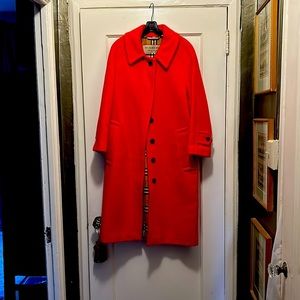Burberry long coat worn once